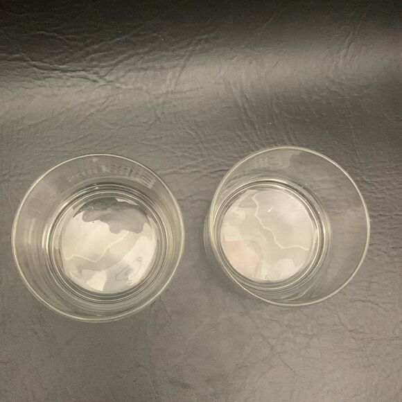 Carolans Irish Cream 6 Ounces Clear Glass White Etching 3X 2 One Glass Only - Picture 3 of 6